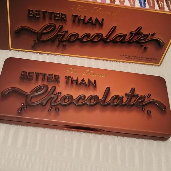 NEW 18 SHADES TOO FACED BETTER THAN CHOCOLATE COCOA INFUSED EYE SHADOW PALETTE - Picture 3 of 7
